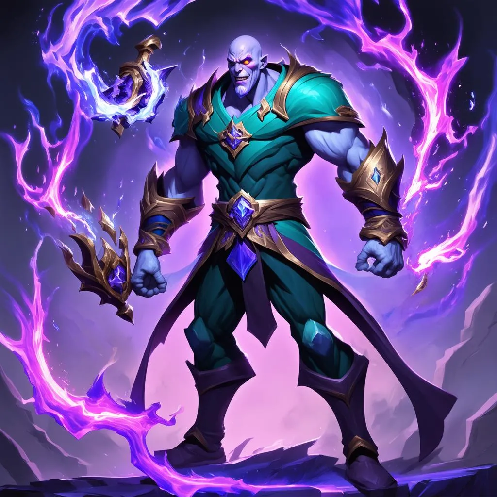 Ryze đường trên LOL