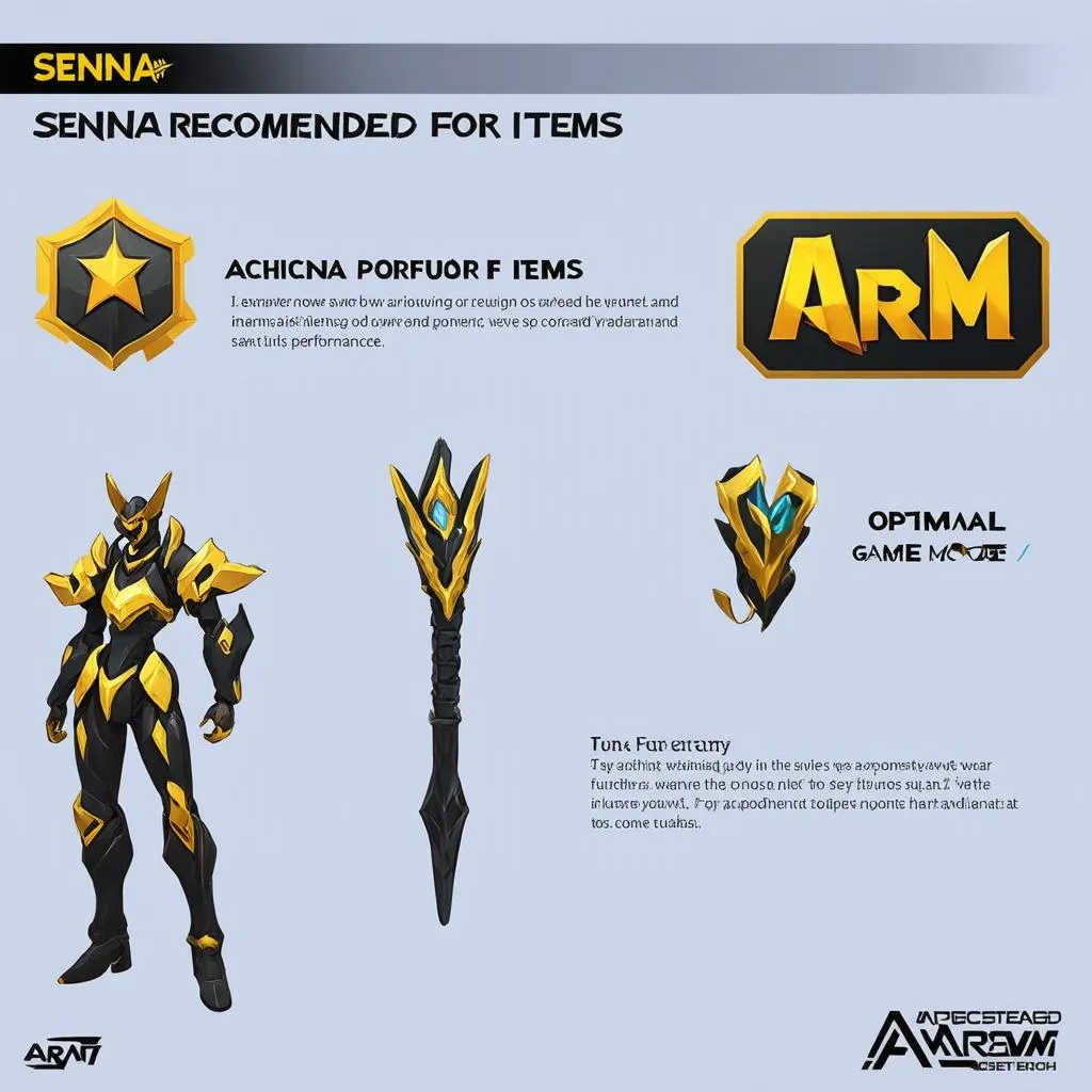 Senna Aram Items