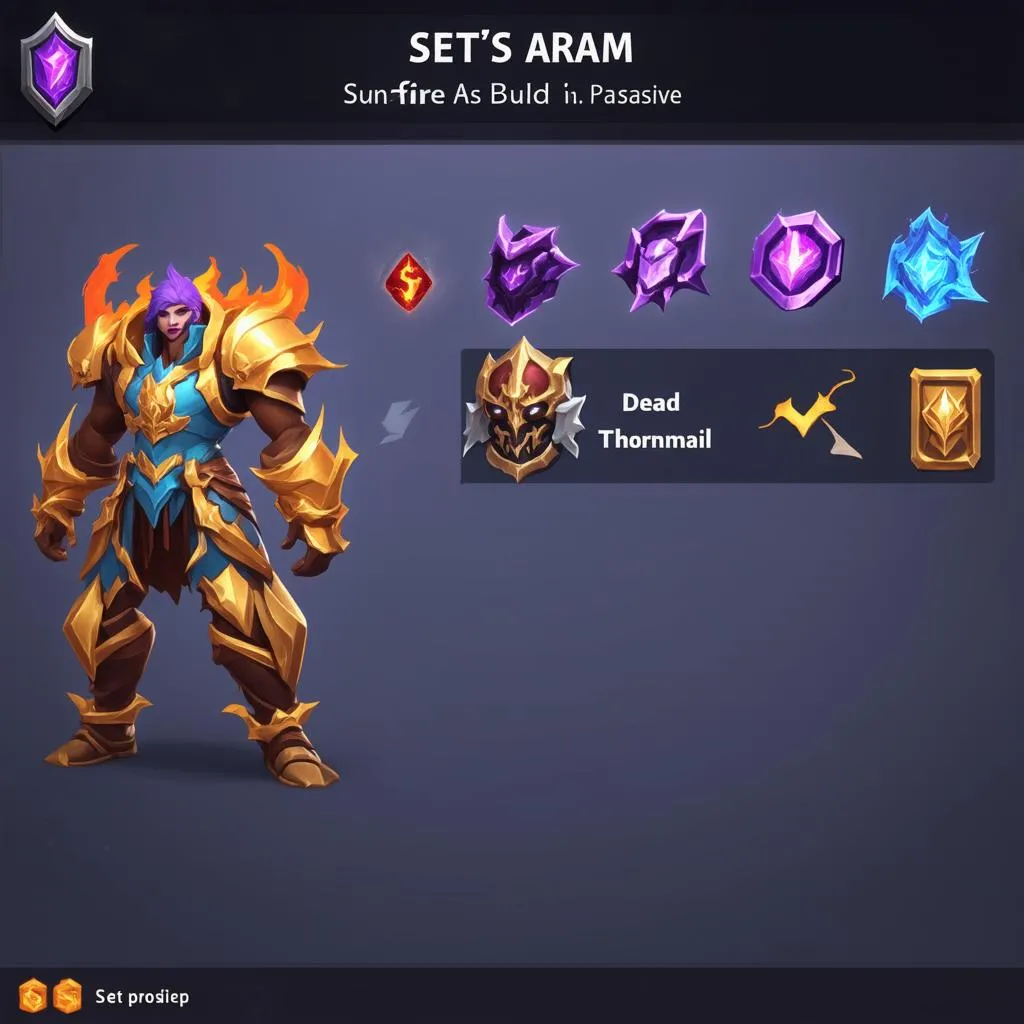 Sett Build Aram: Hướng Dẫn Chi Tiết Cho Người Mới Bắt Đầu