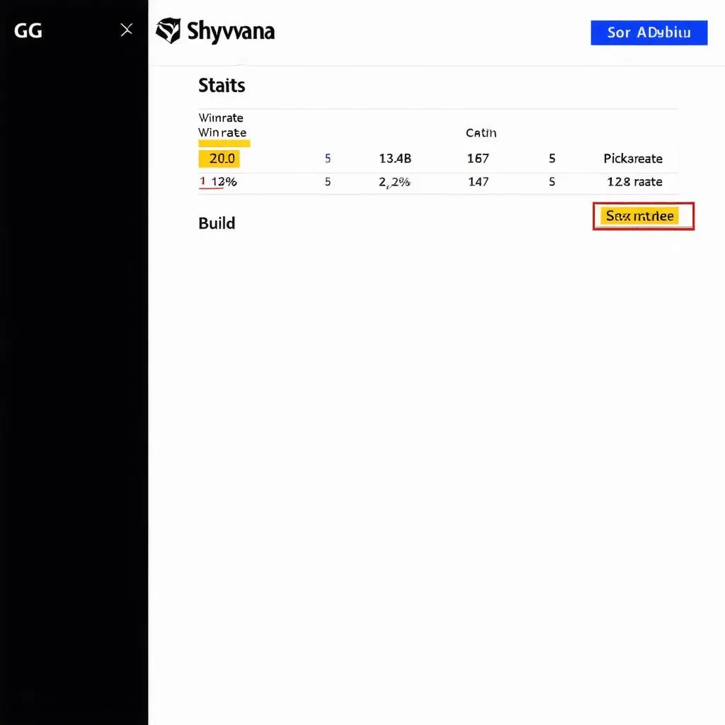 Shyvana stats on U.GG