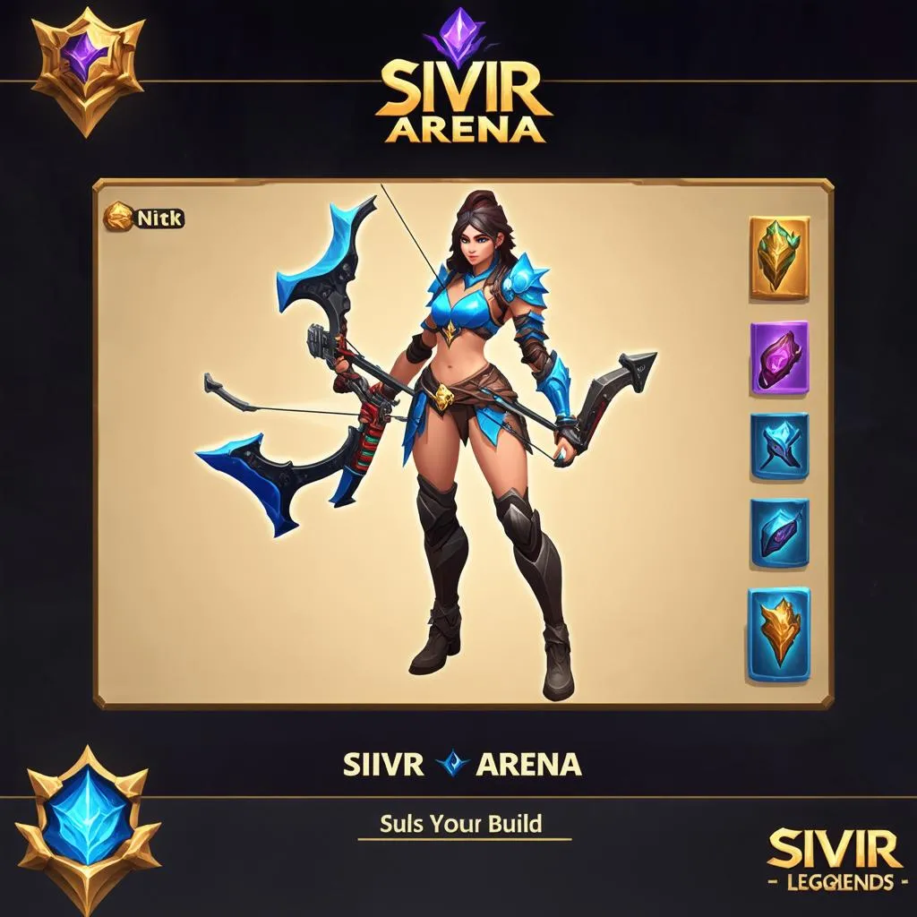 Sivir Arena trang bị