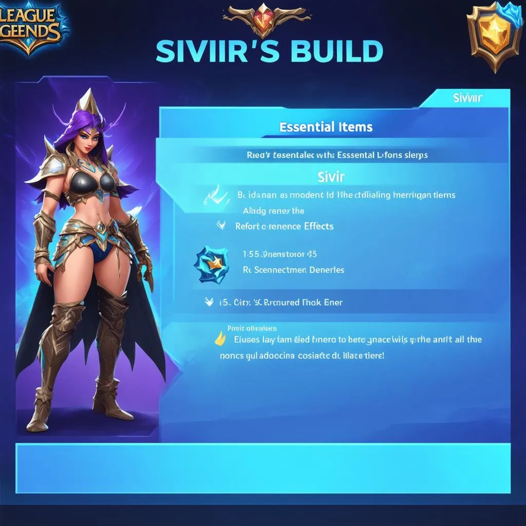 Cách build Sivir hiệu quả trong Liên Minh Huyền Thoại