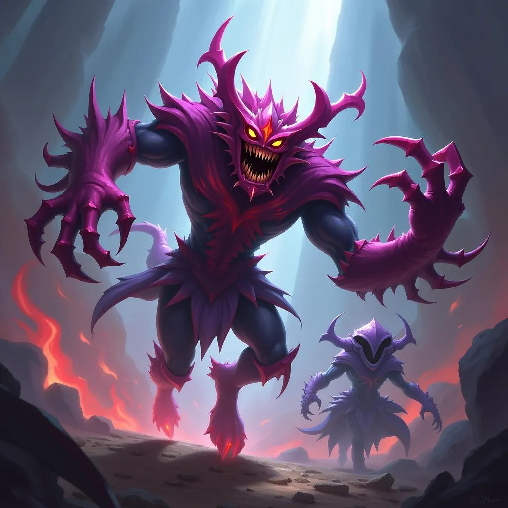 Skarner sử dụng kỹ năng Impale để lao vào đối thủ