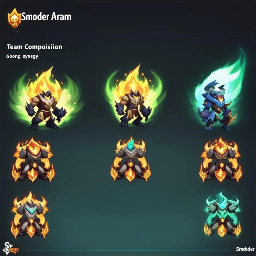 smolder aram team composition