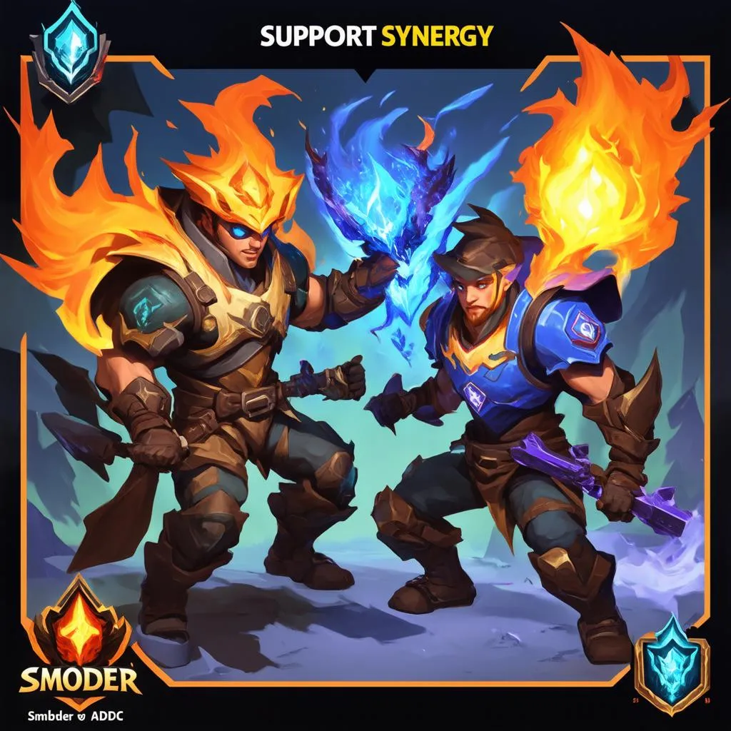 Smolder Support Synergy Teamwork