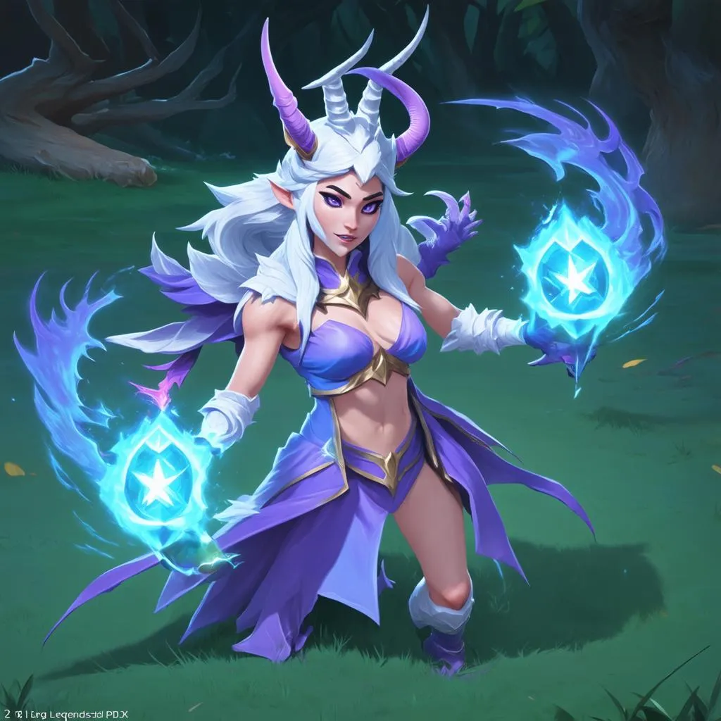 Soraka hồi máu cho Xạ Thủ