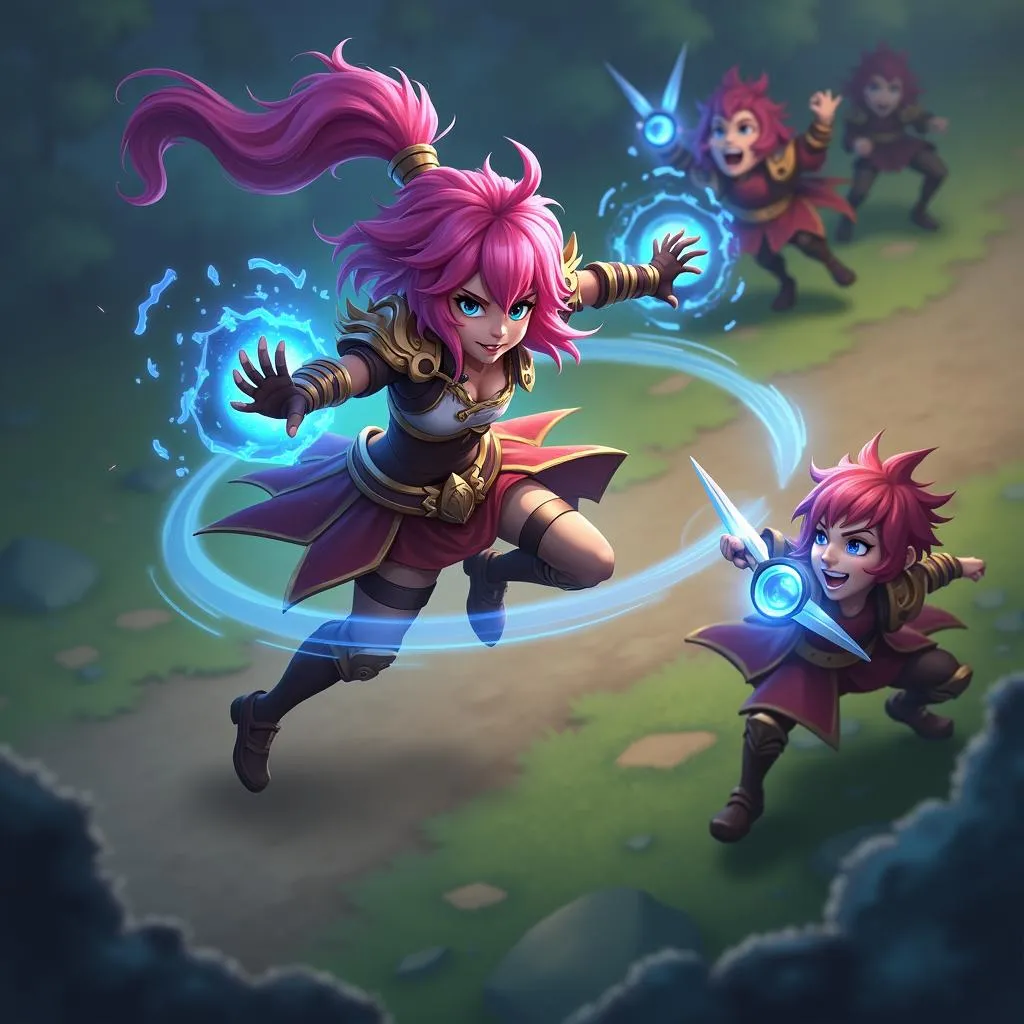 Taliyah gank đường