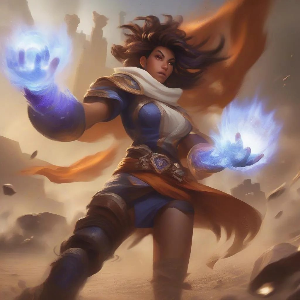 Taliyah trong trận đấu