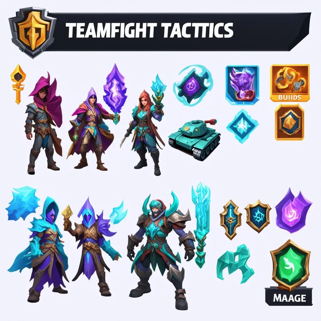 Teamfight Tactics Builds: Bí Kíp Chiến Thắng trong Đấu Trường Huyền Thoại