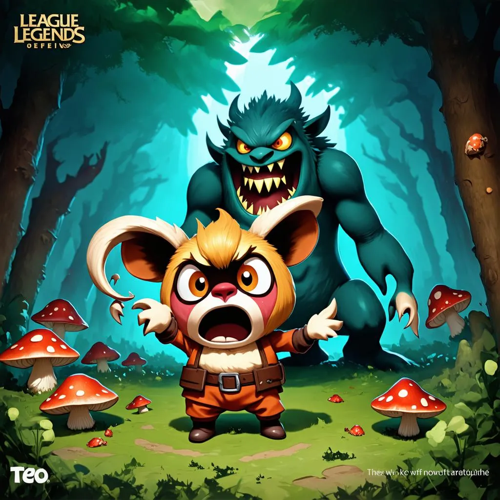 Teemo bị gank