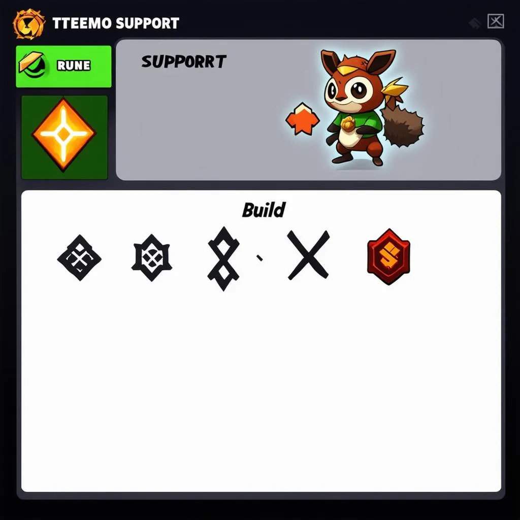 Teemo Support Build with Unique Runes