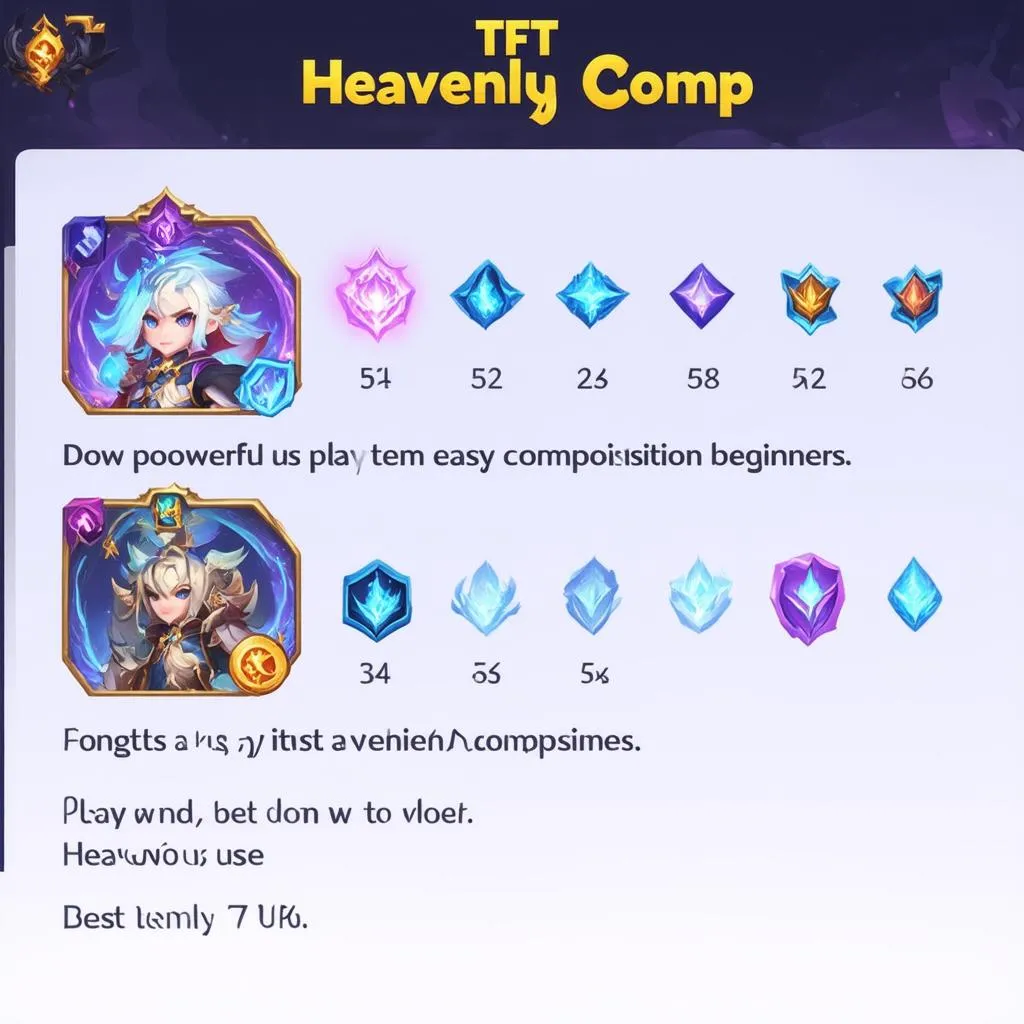 Hướng dẫn về TFT Heavenly Comp