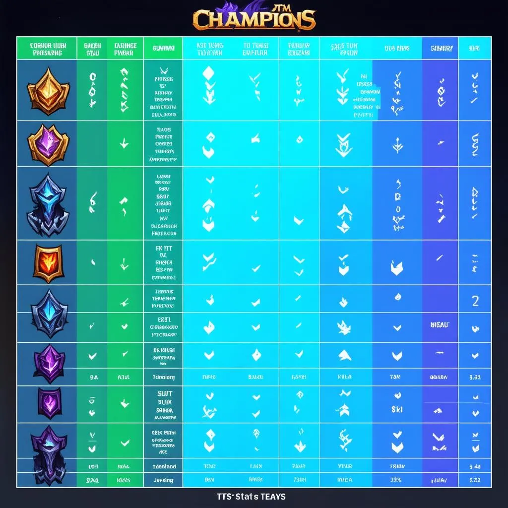 Bảng TFT Stats