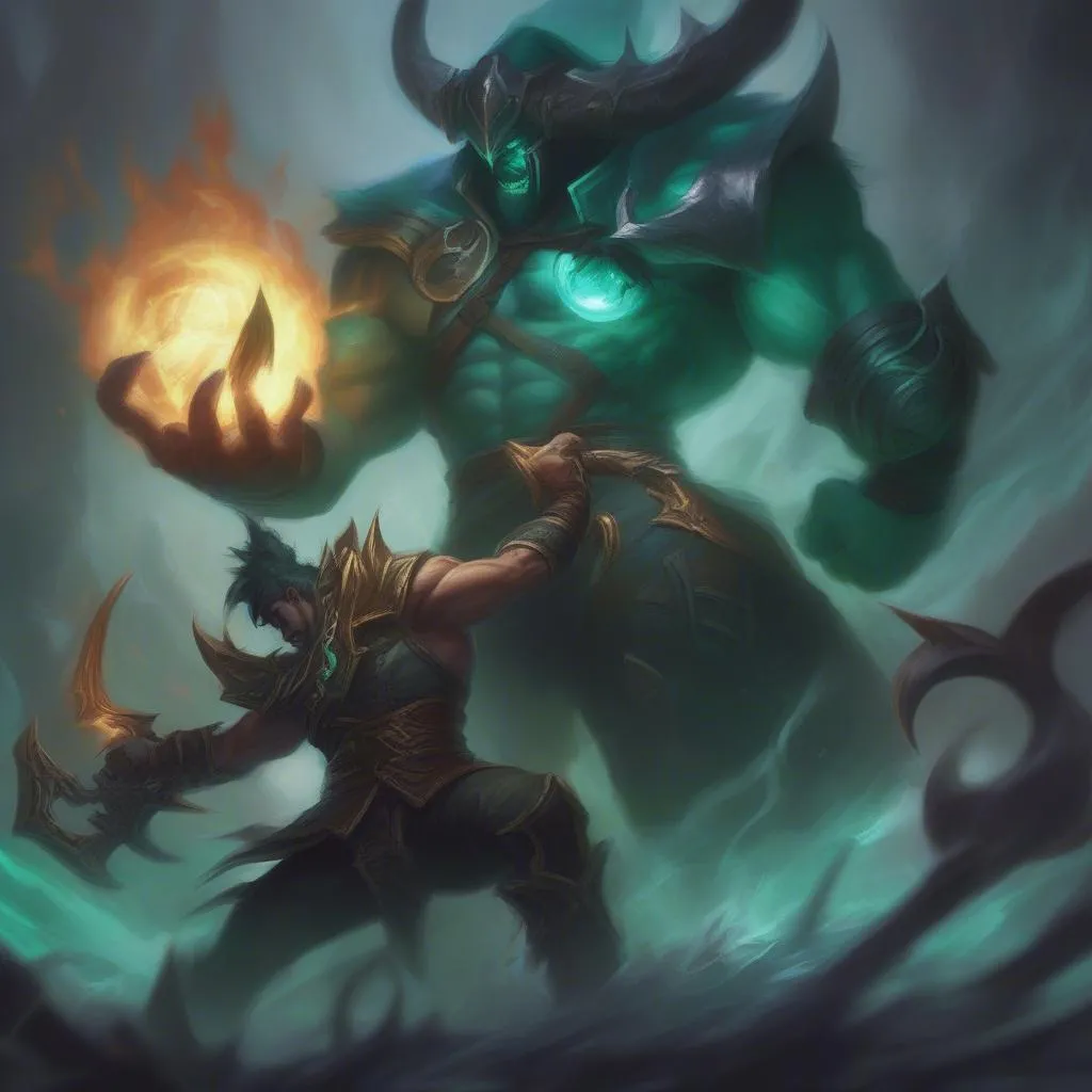 Thresh Khống Chế Tryndamere