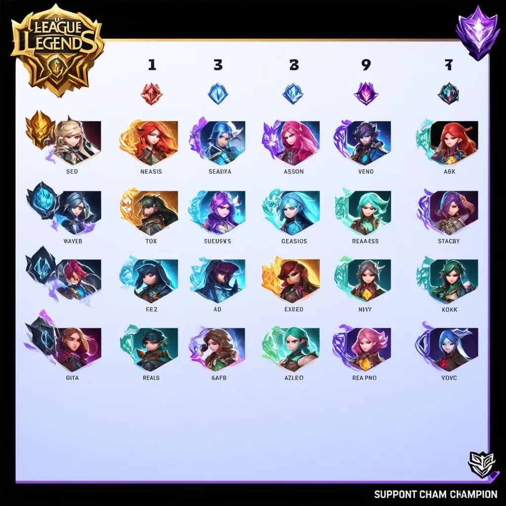 LL Support Tier List: Hướng Dẫn Chọn Hỗ Trợ Mạnh Nhất Mùa 14