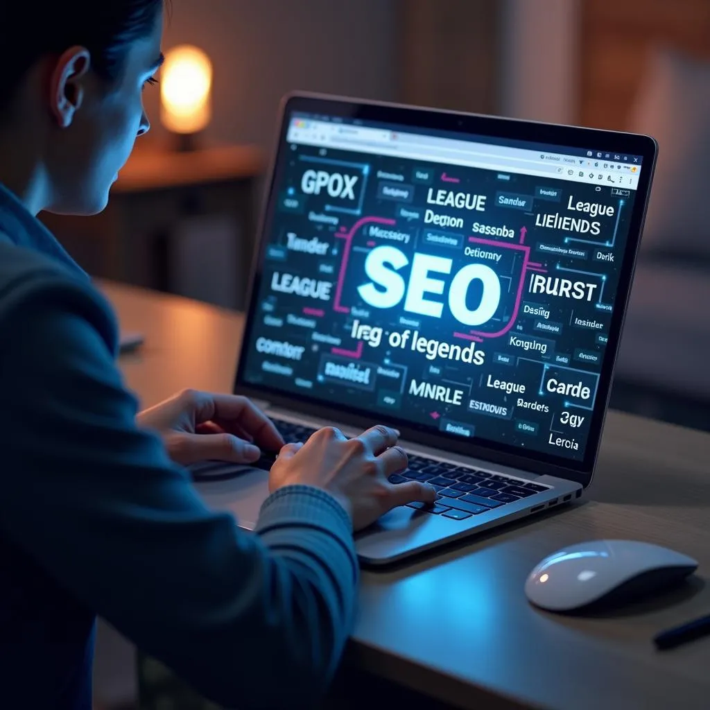 Tối ưu SEO cho website liên minh huyền thoại