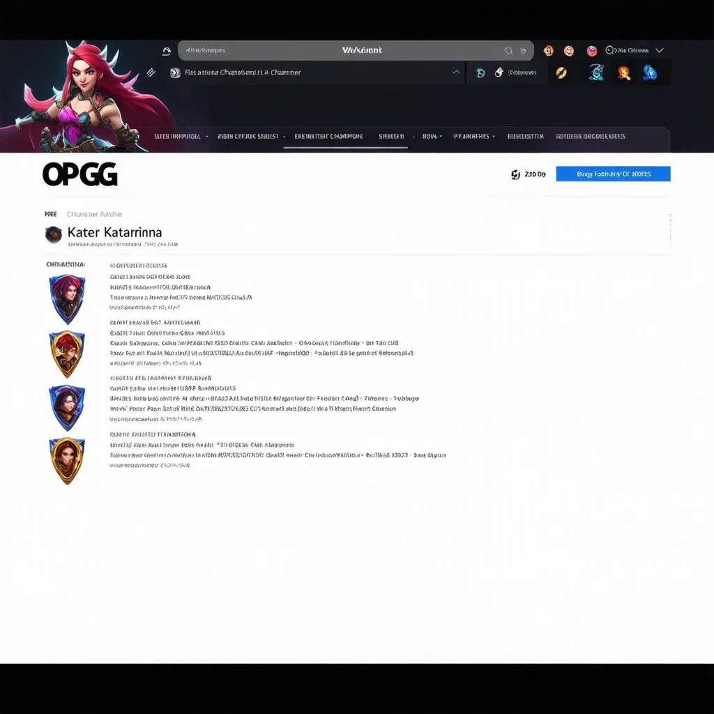 OP.GG website