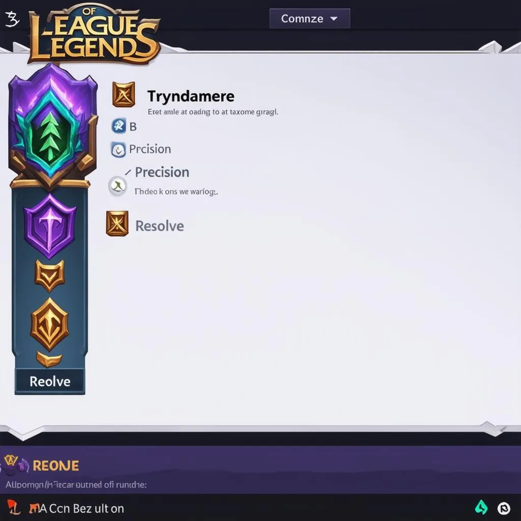 Tryndamere Top Masteries runes