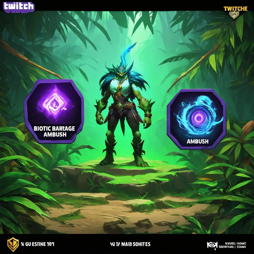 Twitch Jungle S8 Skill Set