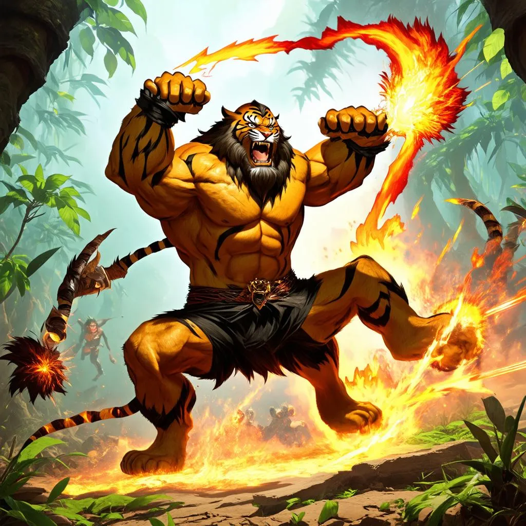 Udyr chiến đấu rừng