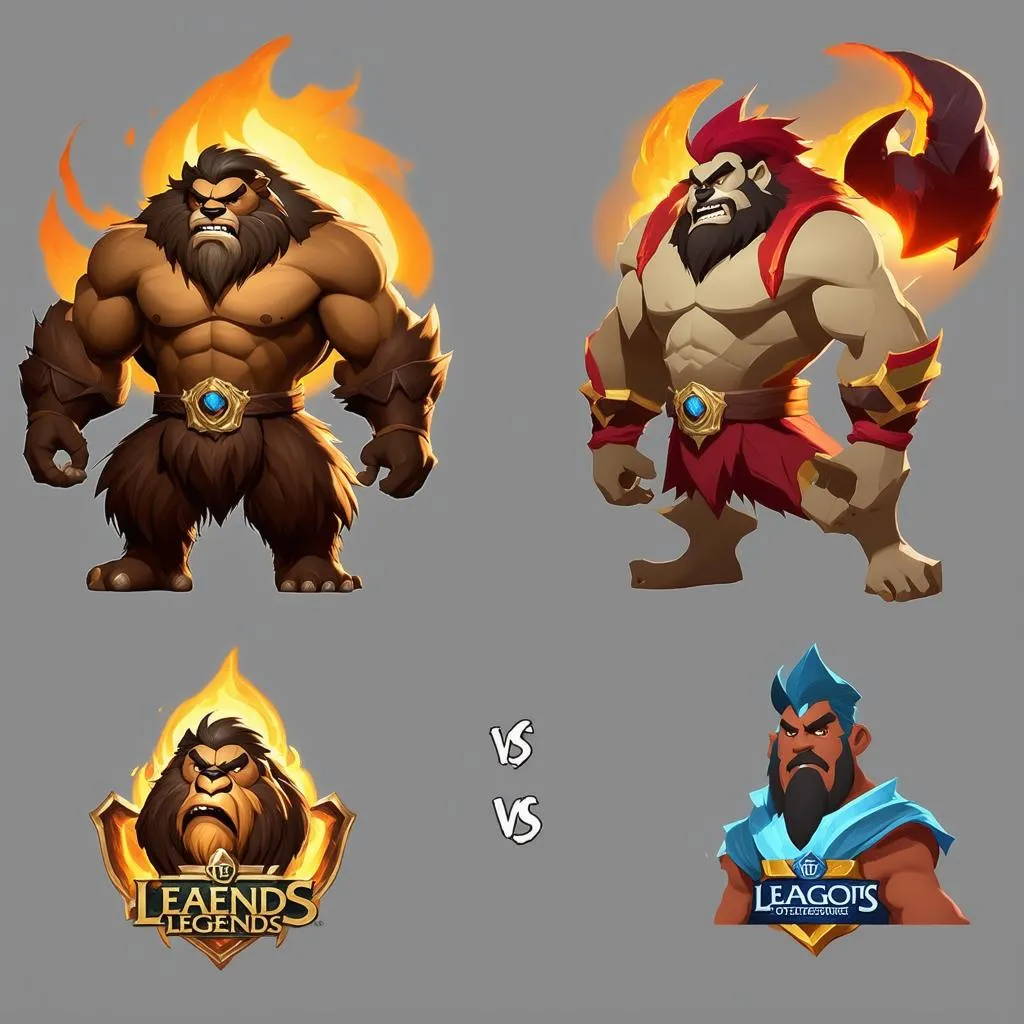 Udyr vs các tướng khác