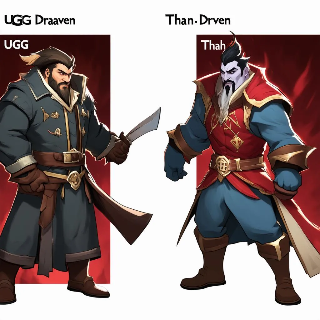 UGG Draven vs Thánh Draven