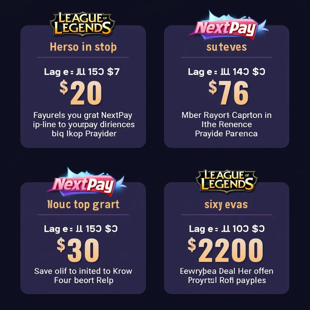 Ưu đãi hấp dẫn khi nạp game Liên Minh với NextPay