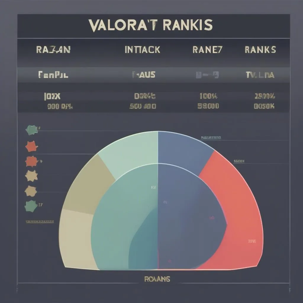 Phân bố bậc rank Valorant