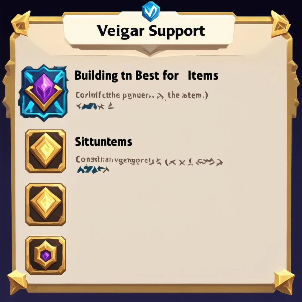 Veigar Support Build