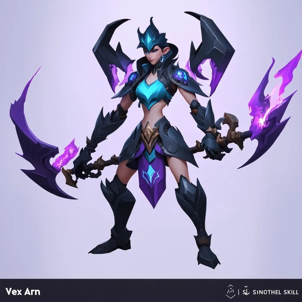 Cách sử dụng kỹ năng Vex Build Aram