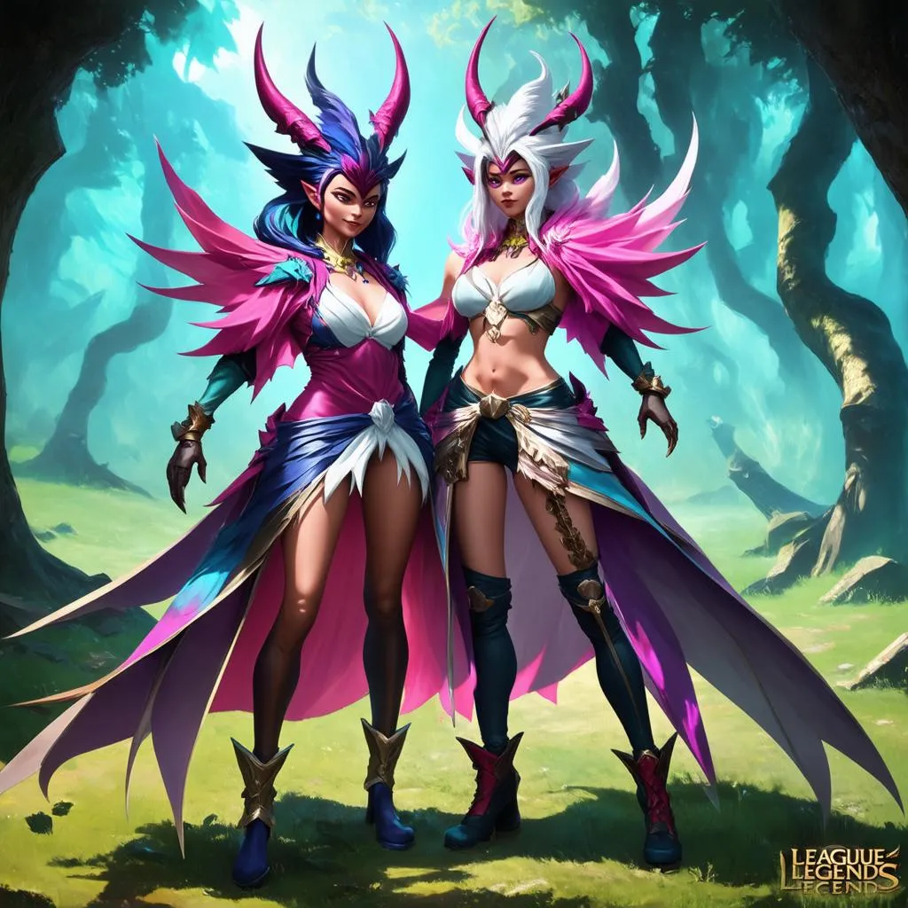 xayah and rell