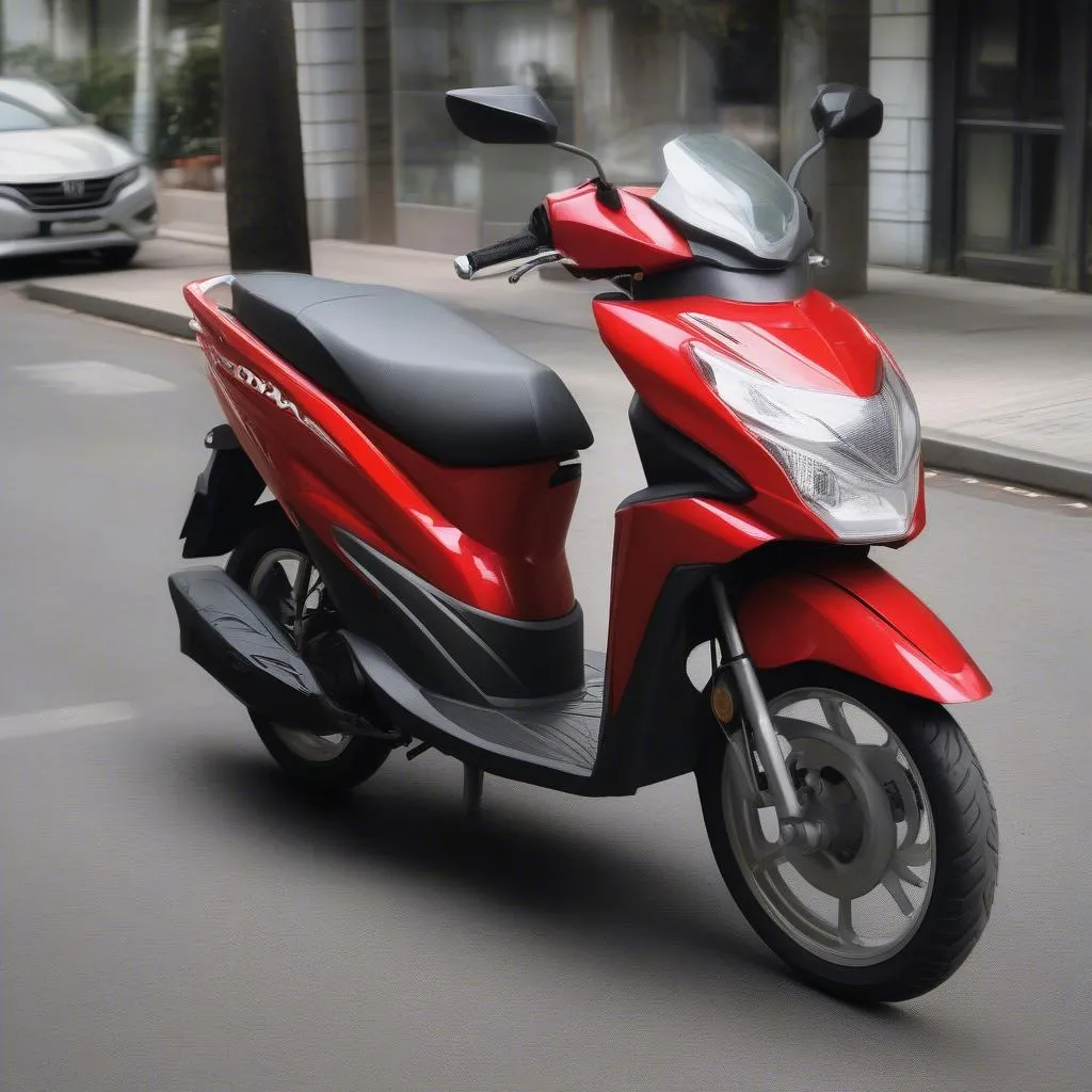 Honda Vario 125 màu đỏ