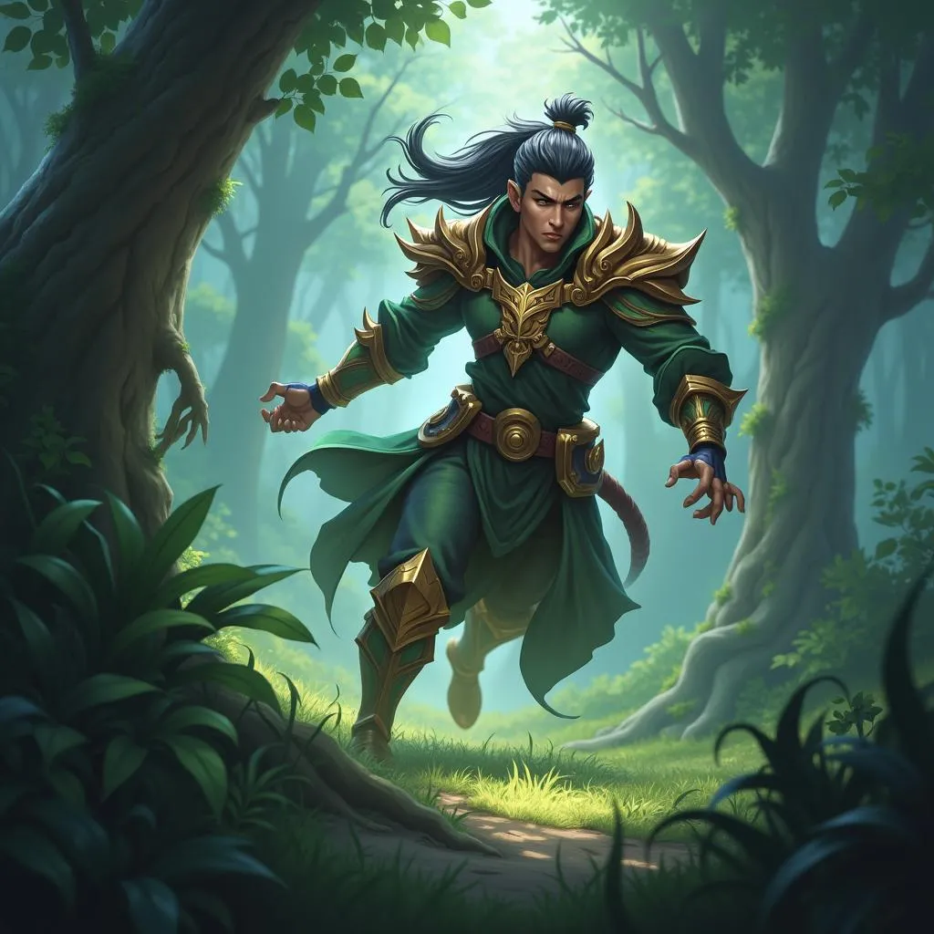 Hình ảnh Xin Zhao đi rừng