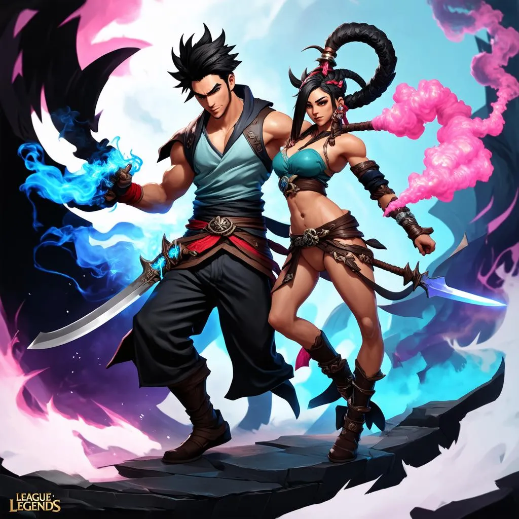 Yasuo and Akali champions