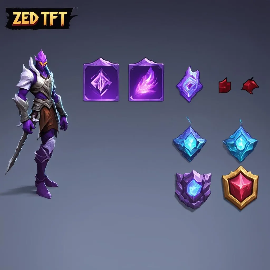 Zed TFT build