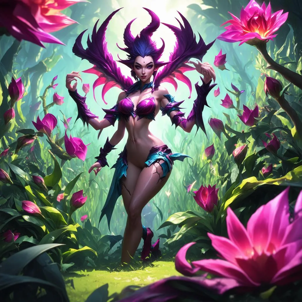 Zyra Wild Rift hoa độc