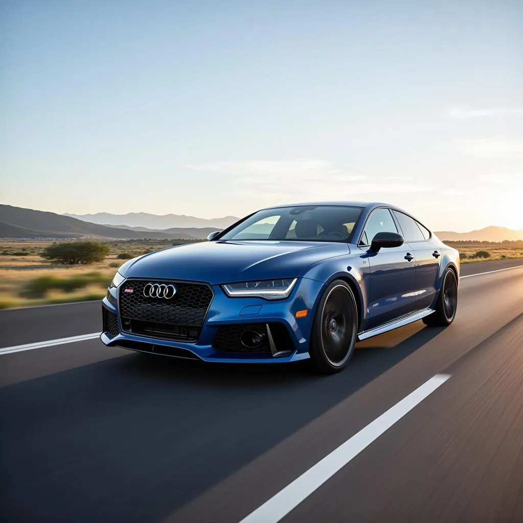 Audi RS7 trên đường phố