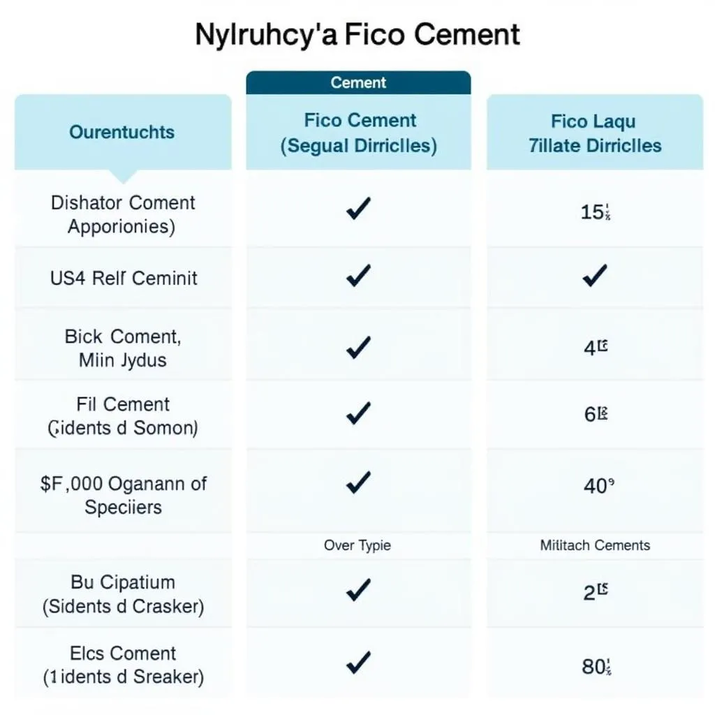 Bảng giá xi măng Fico