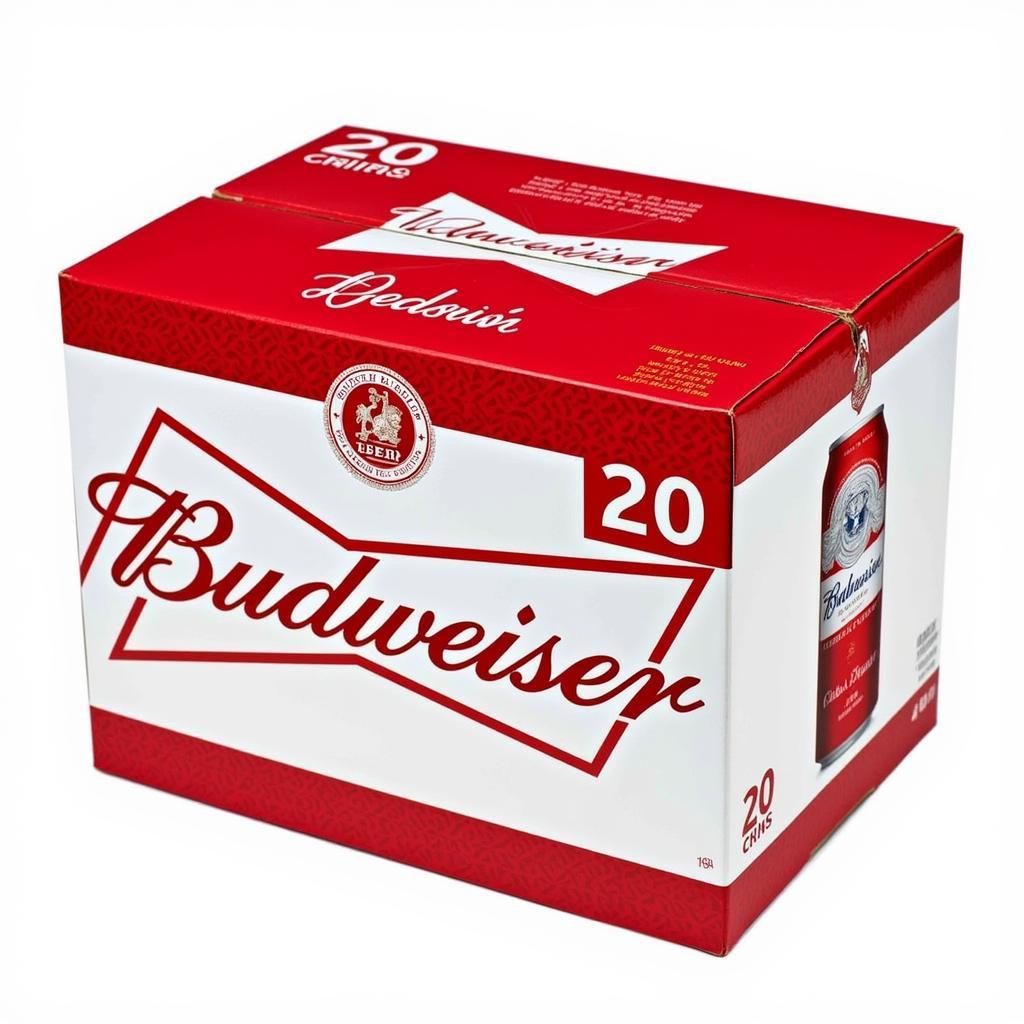 Bia Budweiser Thùng 20 Lon - Giá Rẻ Nhất Tại Hà Nội