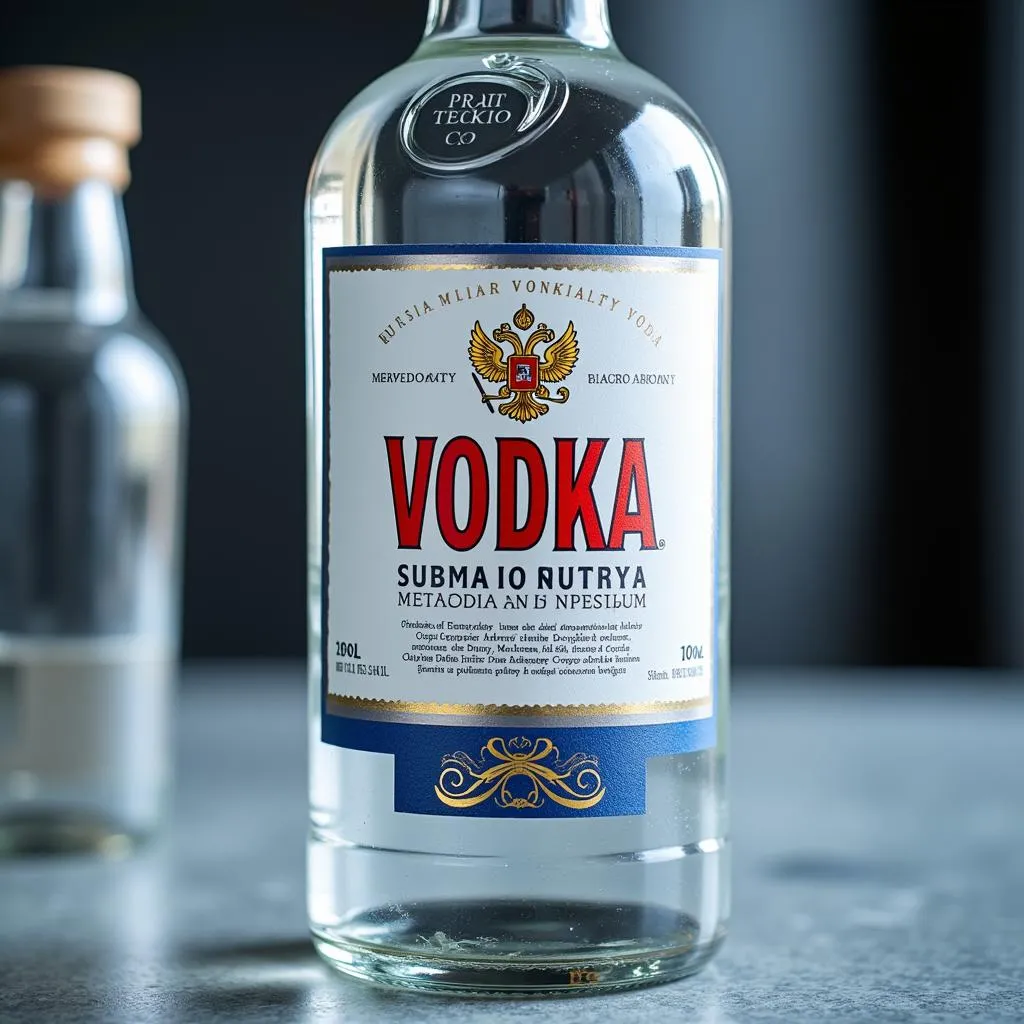 Chai Rượu Vodka Đất Nga