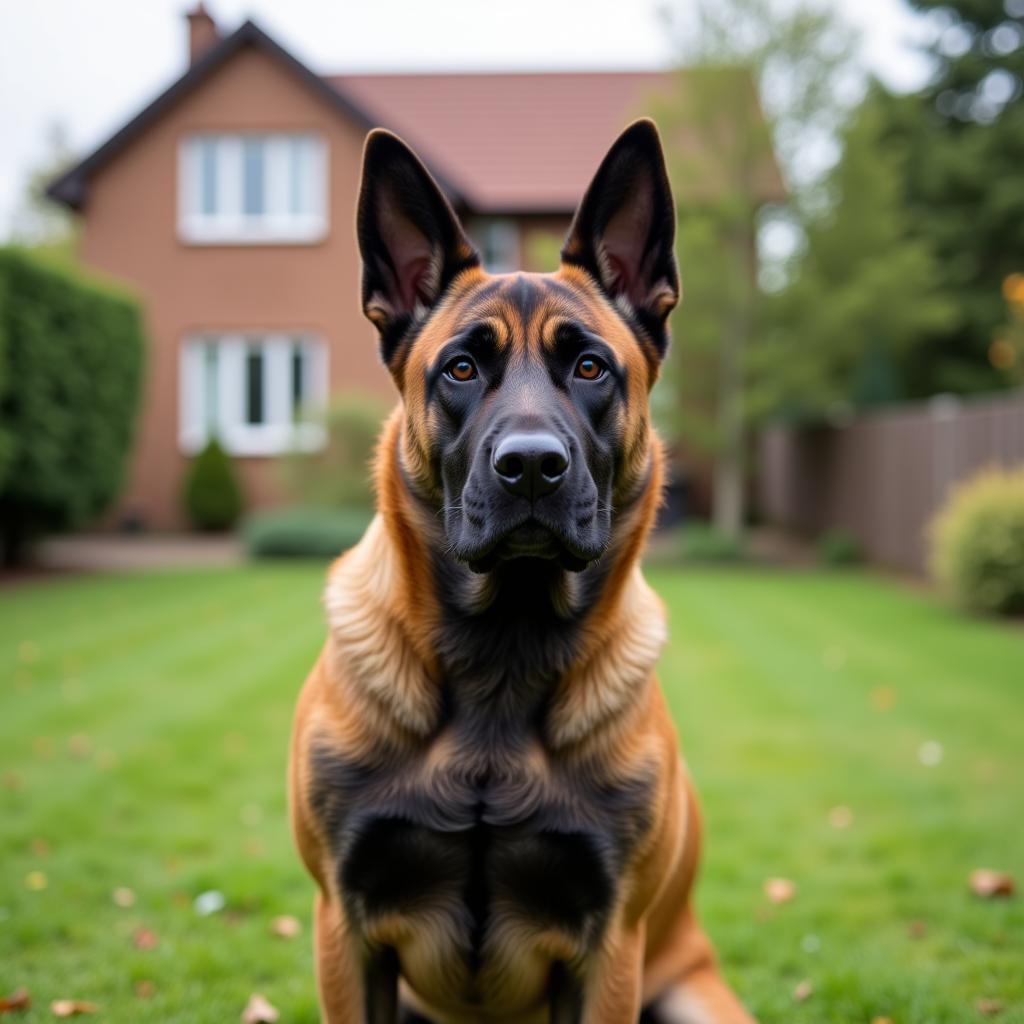 Chó Malinois trông giữ nhà cửa - Ảnh minh họa