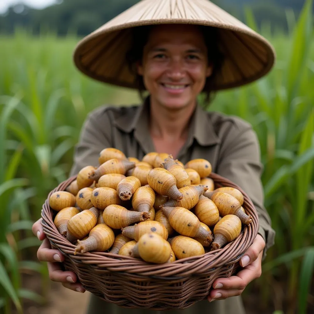 Giá ốc bươu vàng hôm nay