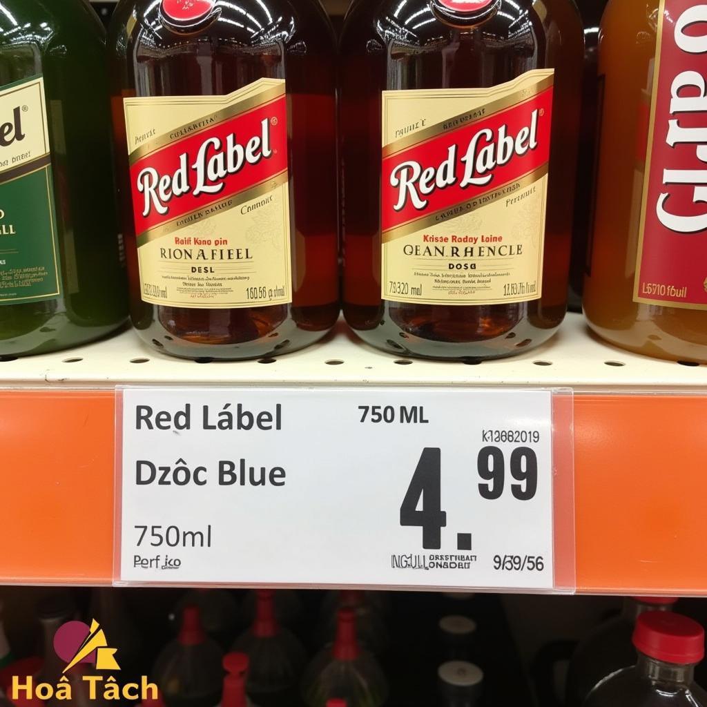 Giá Red Label 750ml tại AEON