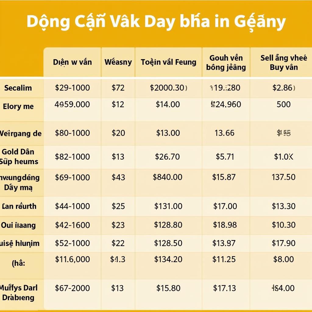 Giá vàng miếng 9999 hôm nay - Bảng giá