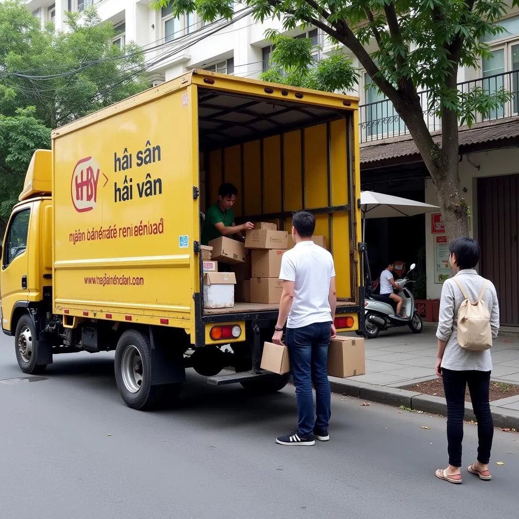 Quá trình giao nhận hàng hóa tại Hà Nội