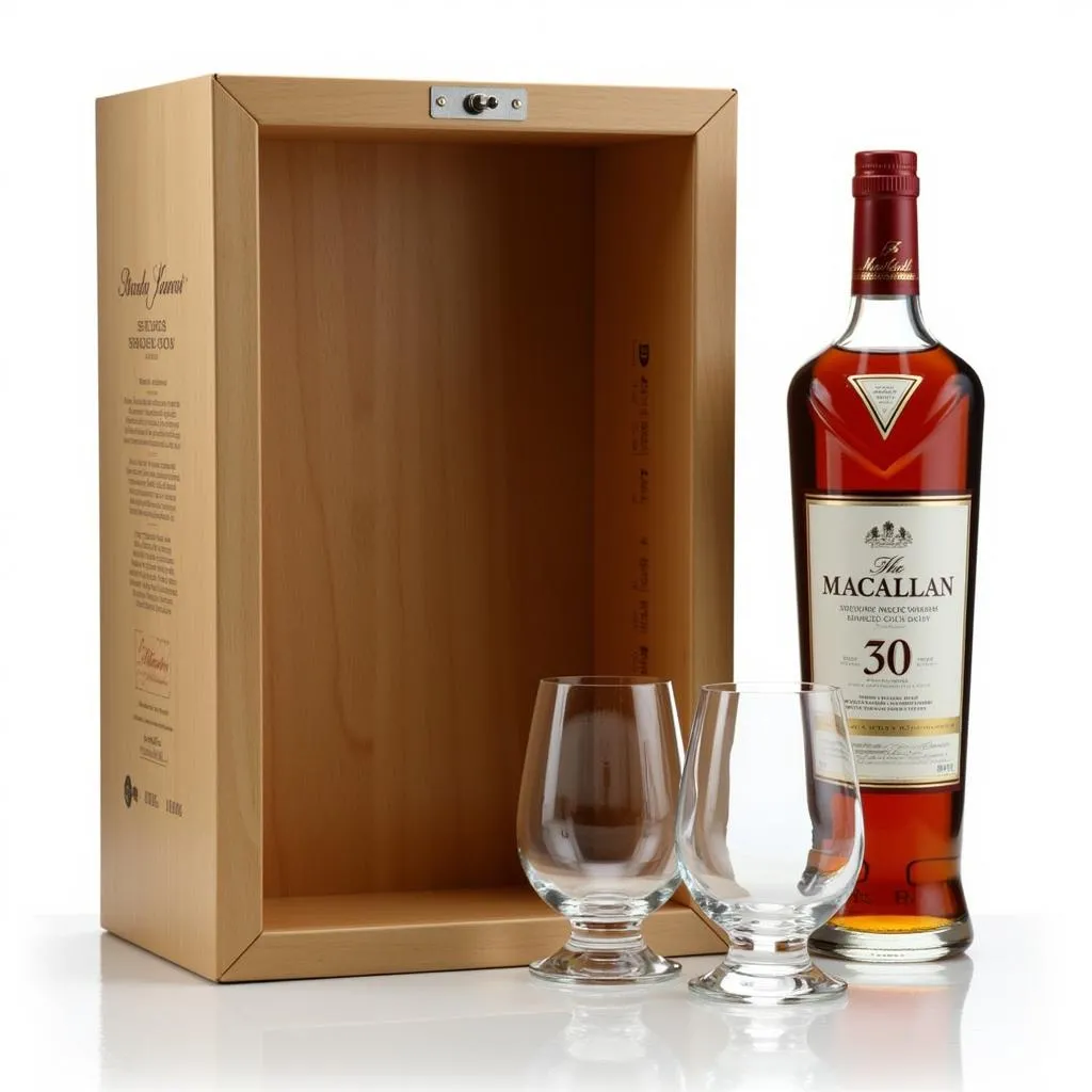 Hộp quà rượu Macallan 30 sang trọng