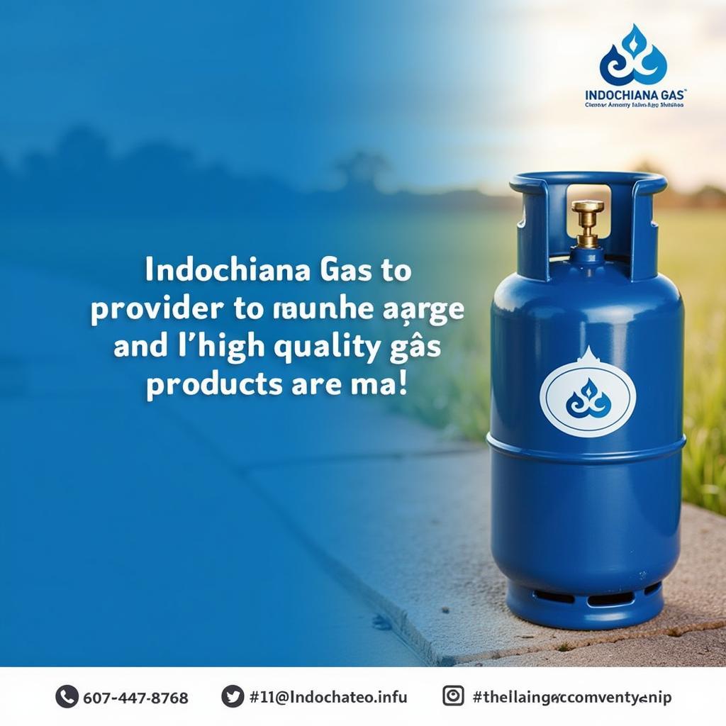 Sản phẩm gas dân dụng của Indochina Gas