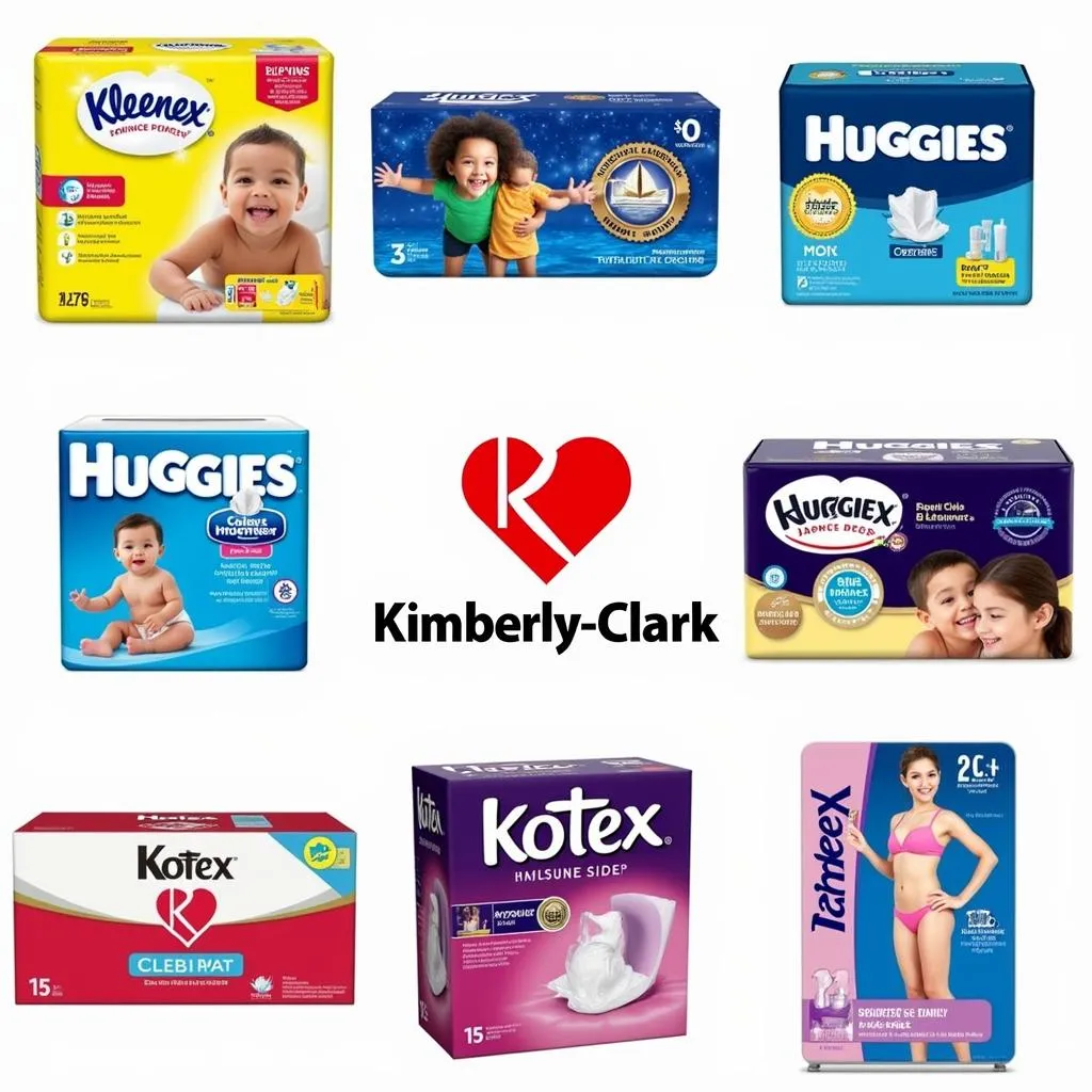 Các sản phẩm của Kimberly Clark