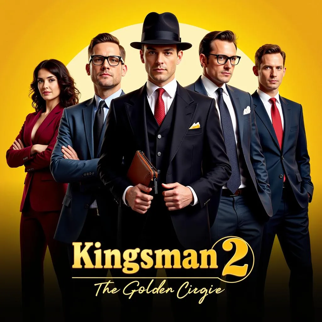 Poster phim Mật Vụ Kingsman 2