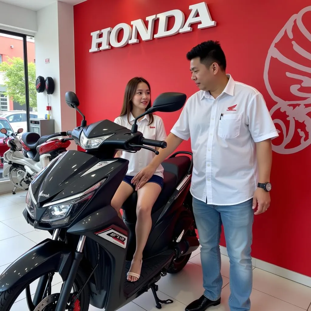 Mua xe Vision 2021 tại Honda Đức Dung